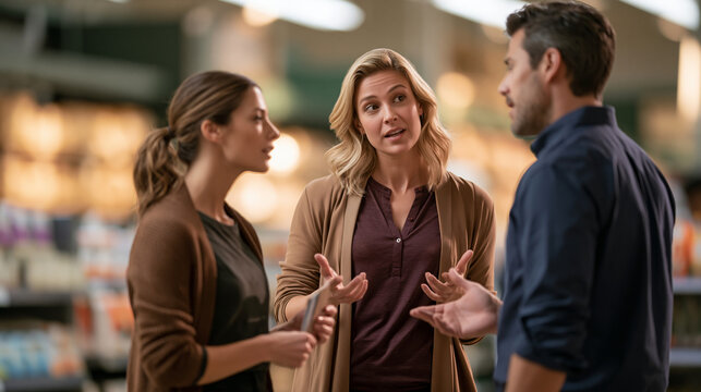 Retail Worker Practicing Conflict De-escalation