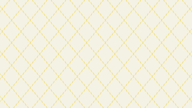 Seamless diamond pattern with wavy ribbon-like lines in ivory, 16:9 ratio