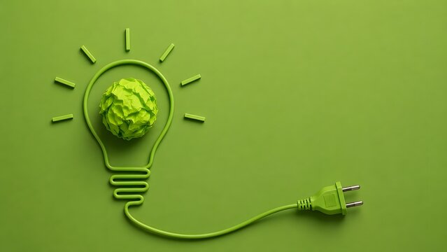 Green Energy and Eco Friendly Ideas Concept
