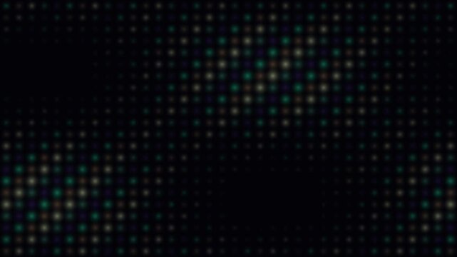 Digital dots forming a textured background with a looping effect showcasing technology and modern design.