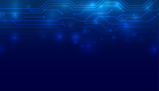 futuristic web network technical circuit line wallpaper design