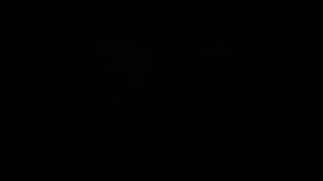 Abstract glitchy digital overlay with looping elements for technology backgrounds