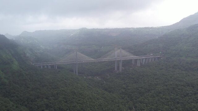 bridge in the fog