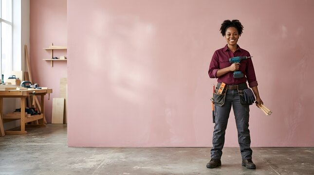 Confident person standing against a colored background professionally developed