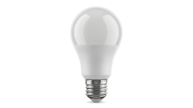modern LED lamp, frosted bulb, rounded light, white electric lamp, ceiling light bulb, energy efficient lighting, LED bulb PNG, PNG