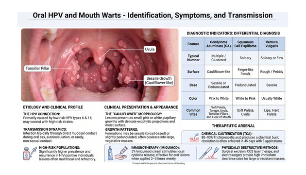 Oral HPV and Mouth Warts 