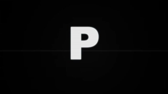 Glowing question mark symbol pulsating with static digital distortion in dark glitch motion video background effect