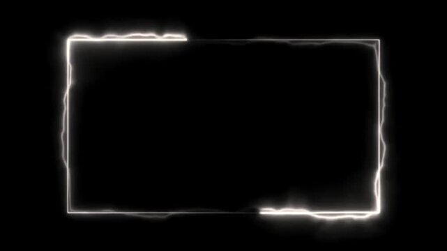 Luminous Laser Energy Frame Loop with Moving Plasma Light