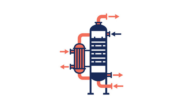 Distillation Column with Heat Exchanger Isolated