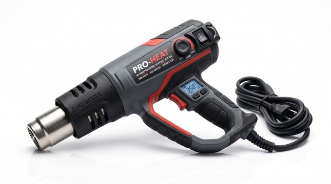 Cordless Electric Drill and Battery Charger Isolated on White Background for Construction, Repair, Drilling, Screwdriving and Industrial Work