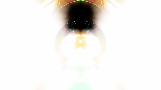Seamless abstract neon tunnel with glowing laser geometric lines, futuristic cyberpunk portals and pulsating light rays for EDM concerts, music festivals, club screens, stage visuals.