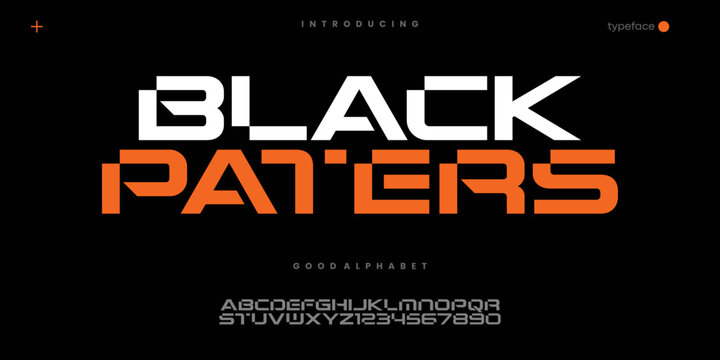 Futuristic Tech Font for Gaming Digital Branding and Cyber Typography