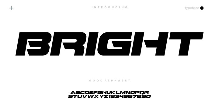 Futuristic Racing Sport Font for Gaming Logo and Dynamic Typography
