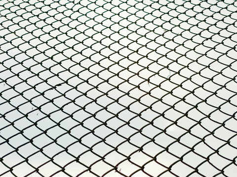 Diamond Chain Link Fence Net Pattern