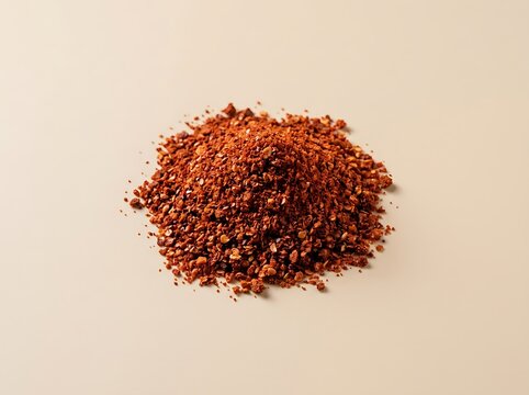 A pile of assorted dry pet food pellets and seeds for birds or small animals. aleppo pepper powder