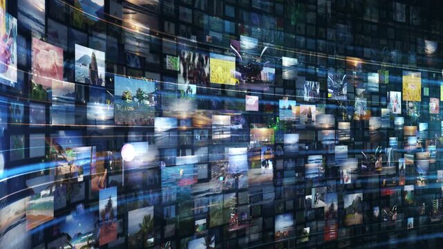 Streaming media contents in a digital data flow