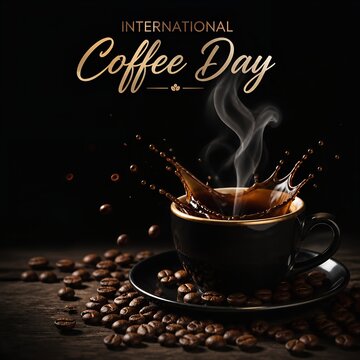 international coffee day background