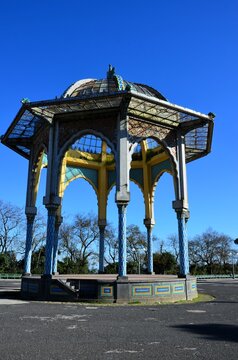 Moorish-style bandstand within the Villa Comunale of Caltagirone