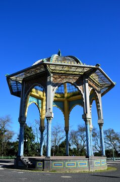 Moorish-style bandstand within the Villa Comunale of Caltagirone