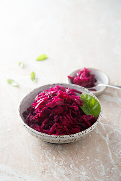 Pickled red cabbage