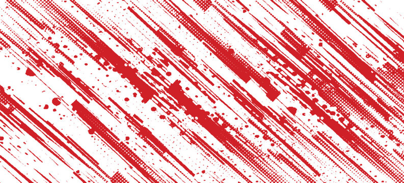 Paint the background diagonally over it with white brushstrokes.