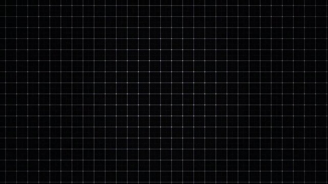 Abstract dark grid background with glowing thin lines, digital network or science concept, technological background
