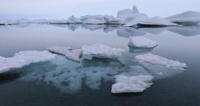 Arctic Tundra Landscape In Nunavut