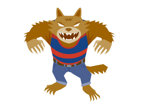 ハロウィンのオオカミ男