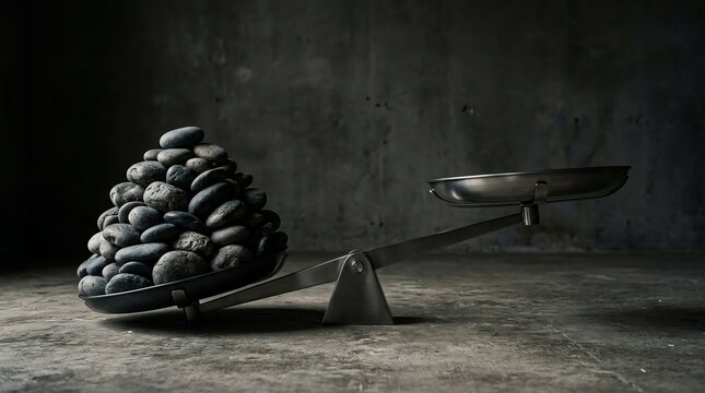 Emotional Burden Represented by an Unbalanced Scale