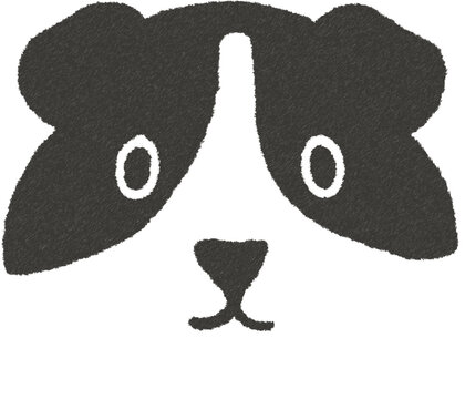 Cute Squirrel Face Character Flat Vector Illustration