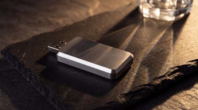 Sleek Unbranded Security Token Dongle For Cybersecurity
