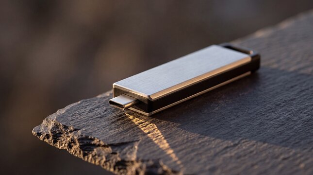 Sleek Unbranded Security Token Dongle For Cybersecurity