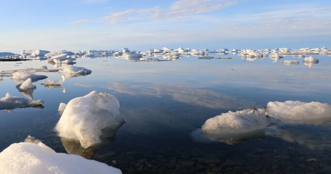 Arctic Tundra Landscape In Nunavut