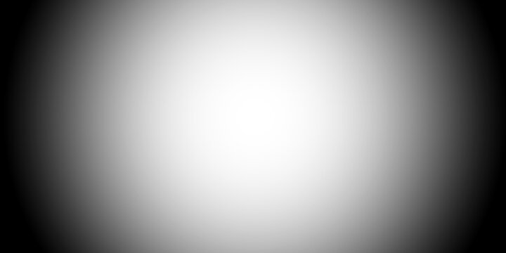 Circular black vignette shadow frame on transparent grid for professional image editing.