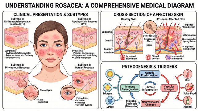 The Pathophysiology of Rosacea