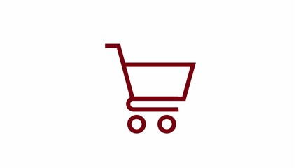 shopping cart  on white background © Jahid