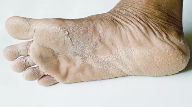 One cause of athlete's foot on sensitive soles is the use of laundry detergent, which damages the skin's natural defenses, making it easier for the fungus that causes athlete's foot to infect the area