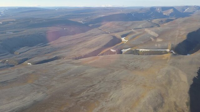 Arctic Tundra Landscape In Nunavut