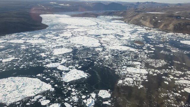 Arctic Tundra Landscape In Nunavut