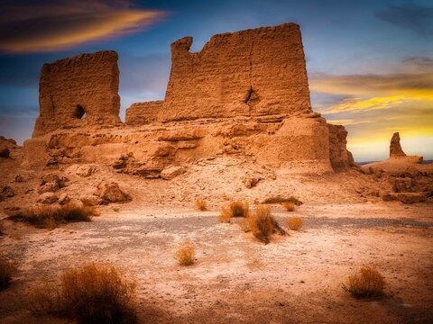Site of Dafangpan City Hecang City Yumen Pass Dunhuang Ancient Ruins