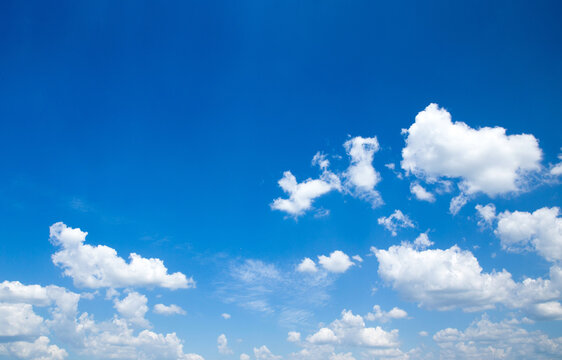 blue sky background with a tiny clouds