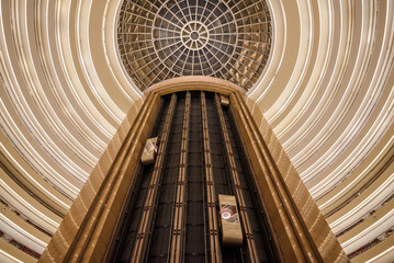 Obraz premium Interior View of InterContinental Hotel Hangzhou, Zhejiang, China