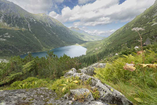 lake in the mountains