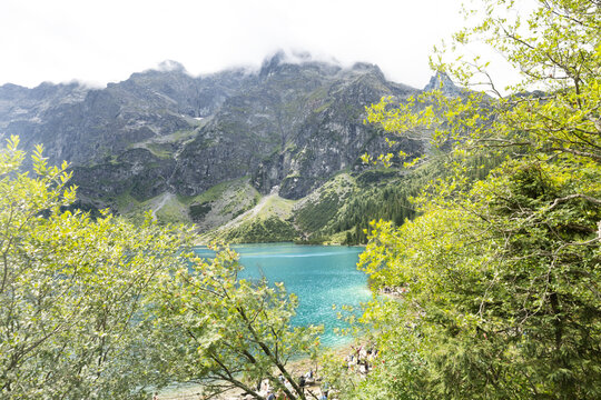 mountain lake in the mountains