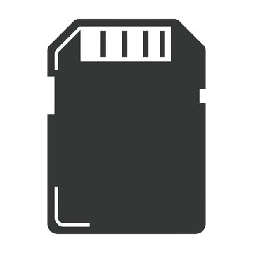 sd card memory storage device icon