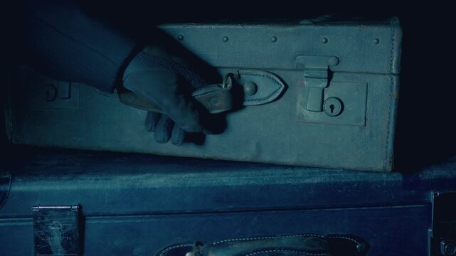 Suitcase Taken Or Put Down Generic Travel Scene
