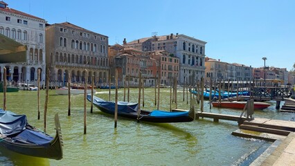 Venice Italy scenic canals, gondolas and historic architecture in the heart of Venice © Diana