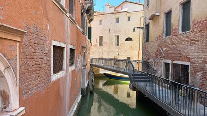 Venice Italy scenic canals, gondolas and historic architecture in the heart of Venice © Diana
