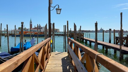 Venice Italy scenic canals, gondolas and historic architecture in the heart of Venice © Diana