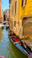 Venice Italy scenic canals, gondolas and historic architecture in the heart of Venice © Diana